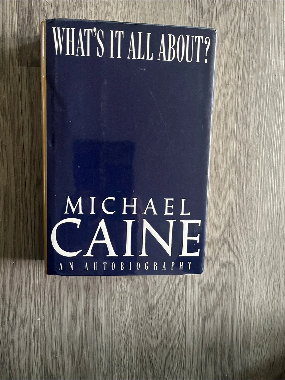 : What's It All About? Navy Hardcover Autobiography
